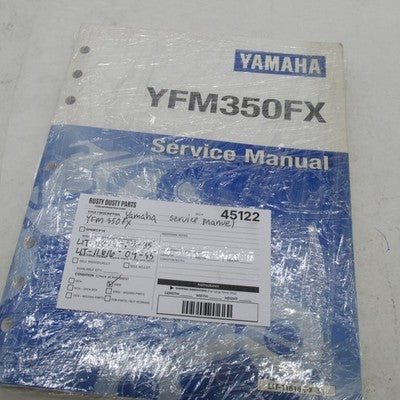 Yamaha OEM YFM350FX Service Manual LIT-11616-FX-35 LIT-11616-09-58