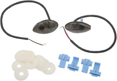 Hot Bodies Flushmount Front Turn Signals Smoke 41401-0101