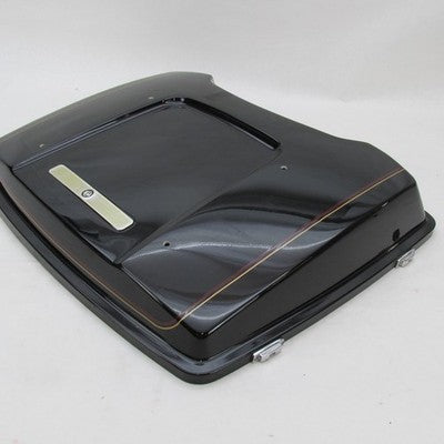 Harley OEM Tour-Pak Luggage Lid Black w/ Burgundy & Gold Pinstripes 79