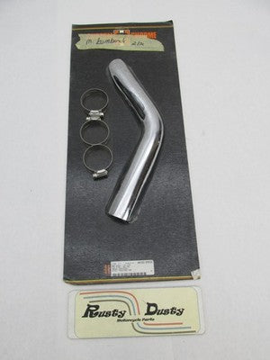 Harley Custom Chrome Rear Heat Shield 1986+ Sportsters without Crossov