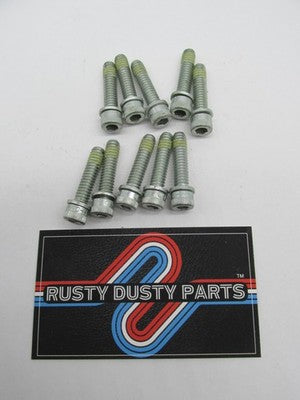 Lot of 10 Harley Davidson NOS OEM 1/4"-20 x 1-1/8" Hex Socket Head Scr
