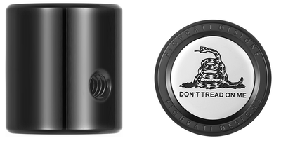 FIGURATI DESIGNS Heel-Toe Shifter Cover Black Don't Tread On Me FD40-H