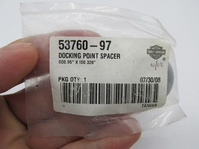 Lot of 2 Harley-Davidson Genuine OEM NOS Docking Point Spacers 53760-9