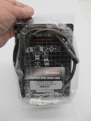 Russell NOS Stainless Steel Brake Lines 28" Renegade R58103B 1741-0075