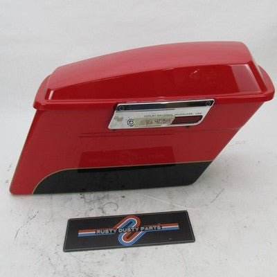 Harley Davidson OEM Red & Black Saddlebag Right Side 2011 FLHTK 90106-