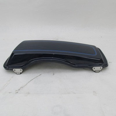 Harley OEM 93-13 Touring Right Saddlebag Lid Dark Blue Pinstripe 90756