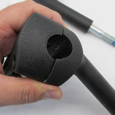 Harley Davidson Genuine Stock Fat Bob Textured Handlebar Risers Black