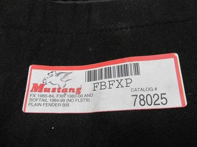 Mustang Harley Davidson FX FXR Softail Plain Fender Bib FBFXP 78025