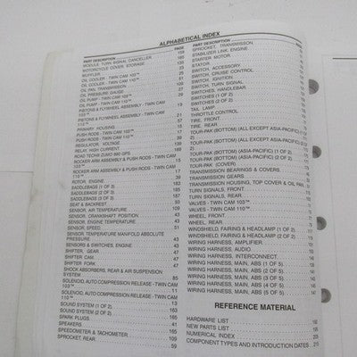 Harley Davidson Genuine 2013 FLHTCUSE8 Model Parts Catalog Manual 9942