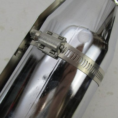 Pair of Harley OEM Stock 18-24 Softail Chrome Slip-On Mufflers 6490045