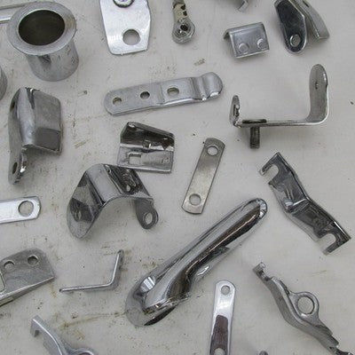 Huge Mixed Lot Harley Davidson & Aftermarket Chrome Hardware Bracket M