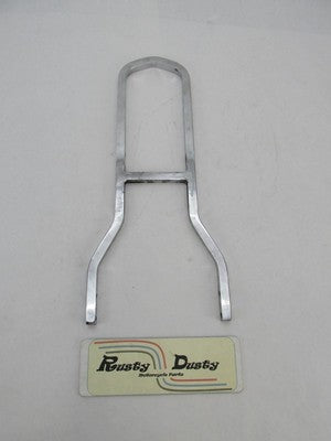 Harley-Davidson Chrome 18.5" Tall Sissy Bar Upright Bracket 8.25" Wide