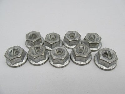 Lot of 9 Harley Davidson Genuine NOS Flange Nut 7596