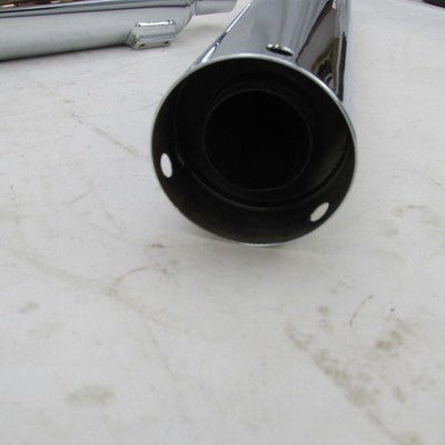 Pair of Harley Genuine OEM '06 Softail Chrome Slip-On Mufflers 80484-0