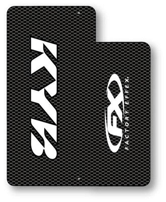 Factory Effex Full Wrap Carbon Fiber Fork Shields Kawaski - White 10-3