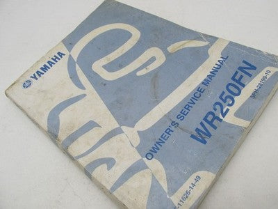 Yamaha Official Factory WR250FN Owner's Service Manual Book LIT-11626-