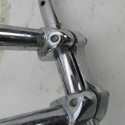 Harley Chrome Flat Tracker T-Bar 27" Spread Handlebars w/ 6" Risers &