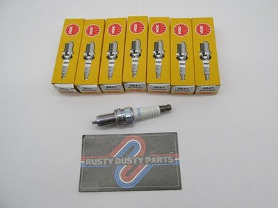 Lot of 7 NGK Genuine NOS Spark Plugs 2641 DCPR9E