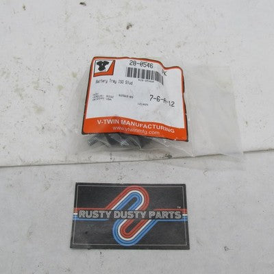 Lot of 5 V-Twin Genuine Battery Trays ISO Mounting Studs Harley 28-054