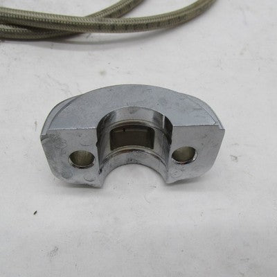 Harley OEM 9/16" Chrome Front Brake Master Cylinder w/ Braided Steel L
