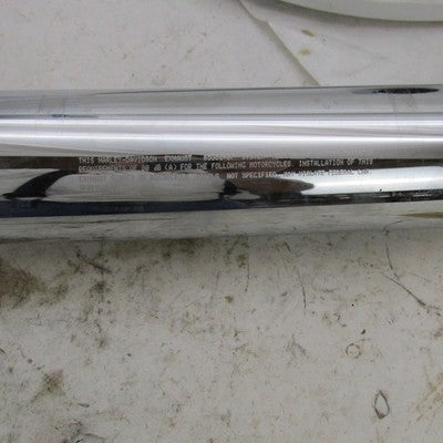 Harley Davidson OEM Pair of Chrome Tapered Exhaust Mufflers 65357-07