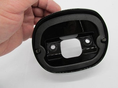 Custom Dynamics NOS TL-BASE99-B Harley Taillight Baseplate, Black 2010