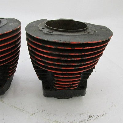 Pair of Harley OEM Ironhead Sportster Damaged Cylinder Jugs 16561-72 1