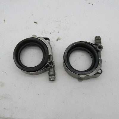 Pair Harley Davidson OEM Intake Manifold Boot Clamp Clamps and Seals I