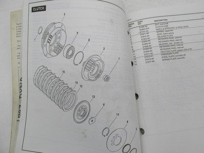 Harley-Davidson Official Factory 1997 Dyna Models Parts Catalog 99439-