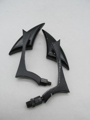 Pair of Harley-Davidson Black Mini Custom Chopper Side Mirrors