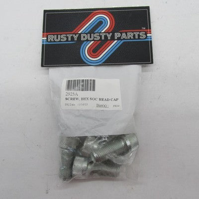 Lot of 6 Harley-Davidson OEM NOS 7/16"-20 x 1" Hex Socket Head Screws