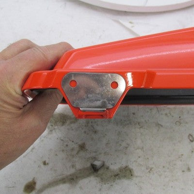 Harley Davidson OEM Left Side Saddlebag Lid Red Orange Touring 93-13 7