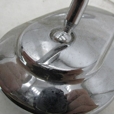 Pair of Harley OEM Chrome Short-Stem Tapered Mirrors 91845-03B 91840-0