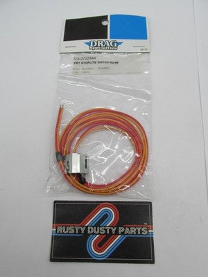 Drag Specialties NOS Harley 82-95 Front Brake Light Switch 48" Wire DS