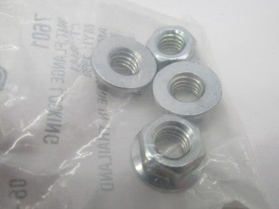 Lot of 4 Harley-Davidson OEM NOS 3/8"-16 Flange Locking Nuts 7601