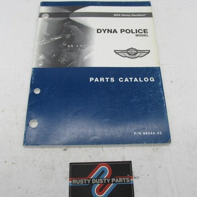 Harley-Davidson Official Factory 2003 Dyna Police Models Parts Catalog