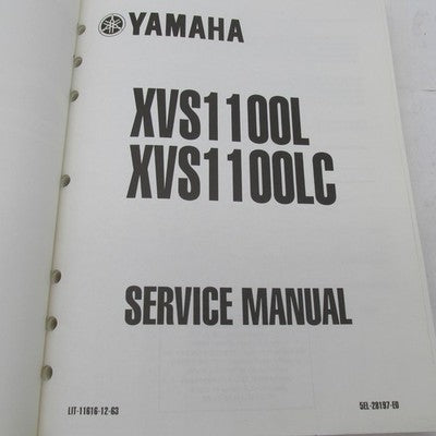 YAMAHA OEM XVS1100L © Service Manual Operator Guide LIT-11616-12-63 5