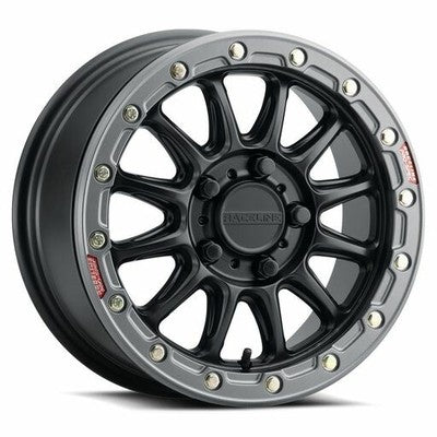 RACELINE A14 Alpha Beadlock Wheels Black/Gunmetal A14BG-57012+25
