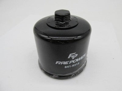 Fire Power New Motorcycle Black Oil Filter 841-9315