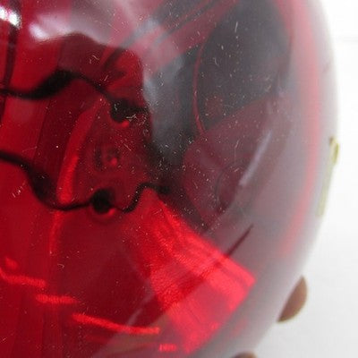 Vintage Harley Davidson OEM Single 12v Red Lens Pursuit and Spot Lamp