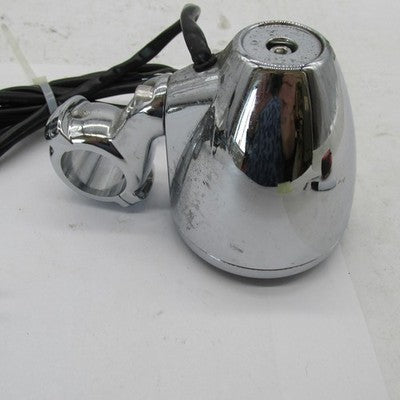 Pair of Kicker Chrome Handlebar Mounted Enclosed Speakers Weather Proo