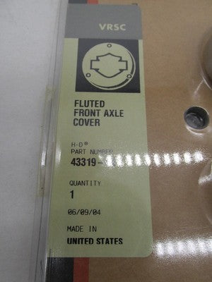 Harley-Davidson Genuine NOS VRSC V-Rod Chrome Fluted Axle Covers 43319