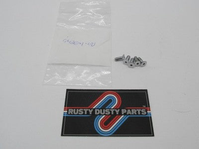 Lot of 5 Harley-Davidson OEM NOS Chrome Countersunk Flat Head Screws 9