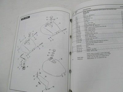 Harley-Davidson Official Factory 1999 Dyna Models Parts Catalog 99439-