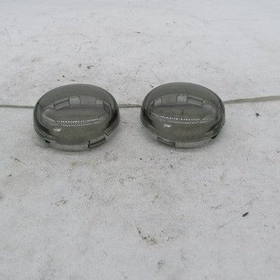 Harley Davidson OEM Pair of Smoked Grey Turn Signal Lenses