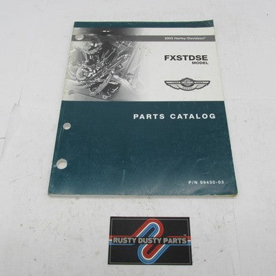 Harley Davidson Genuine FXSTDSE Model 2003 Parts Catalog 99430-03