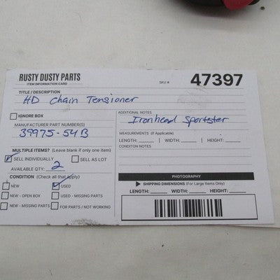 Vintage Harley 57-76 Ironhead Sportster Primary Chain Tensioner 39975-