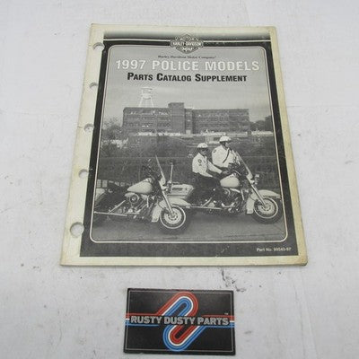 Harley-Davidson Factory 1997 Police Models Parts Catalog Supplement 99