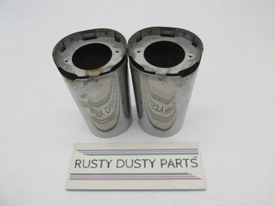 Pair of Harley-Davidson Stock Touring Upper Fork Cover Cowbells