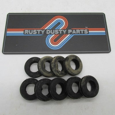 Lot of 9 Harley Davidson Throttle Cable Support Grommets NOS FL FX XL